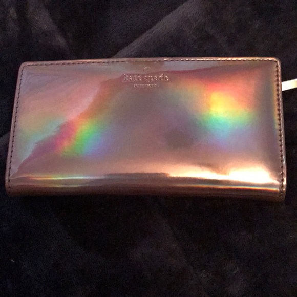 kate spade Handbags - Kate spade iridescent pink wallet